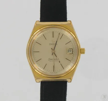 Teräsrannekello Omega Seamaster Automatic, taulun Ø 36mm, hihnan pituus 200mm, pientä kulumaa, laatikko