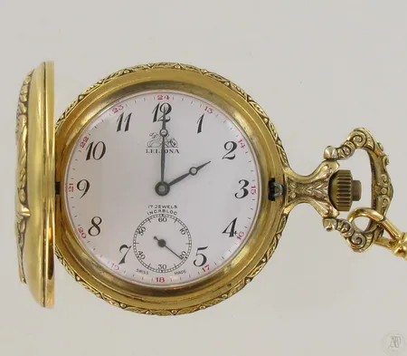 Taskukello Leijona, 17 jewels, Ø 49mm, perät metallia