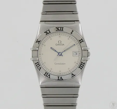 Miesten teräsrannekello Omega Constellation, quartz, taulun Ø 33mm, hihnan pituus 174mm