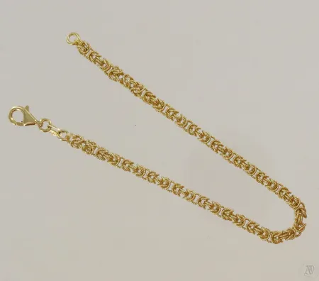 Ranneketju, pituus 19cm, 585, paino 9,1g Paino: 9,1 g