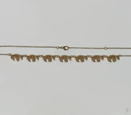 Kaulakoru Kalevala Koru, Kalevankarhu, ketjun pituus 45,5cm, riipuksen korkeus 10mm, pronssia