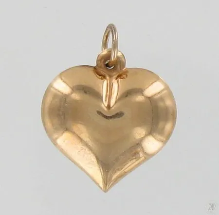 Sydänriipus, korkeus 20mm, 585, paino 1,2g Paino: 1,2 g
