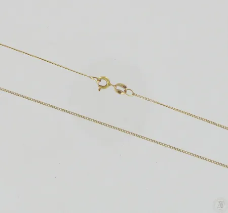 Kaulaketju, pituus 49cm, 585, paino 1,2g Paino: 1,2 g