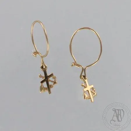 Korvakorut, korkeus 22mm, 585, paino 0,5g Paino: 0,5 g