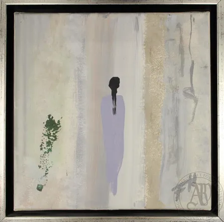 Öljyvärimaalaus, signeeraus FH, koko 25x25cm