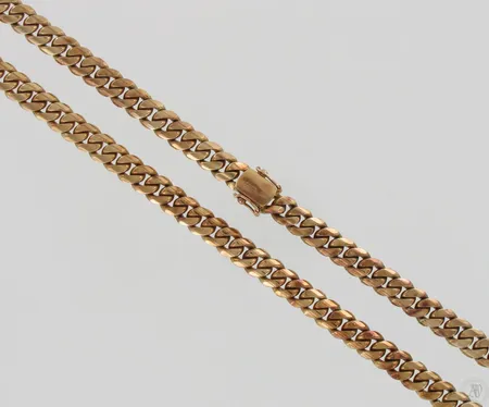 Panssarikaulaketju, pituus 56cm, leveys 8mm, 585, paino 102,8g Paino: 102,8 g