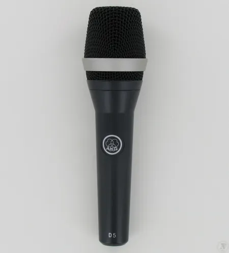 AKG D5 Dynamic Vocal Microphone, ostokuitti ja laatikko, takuu voimassa 21.10.2016 asti