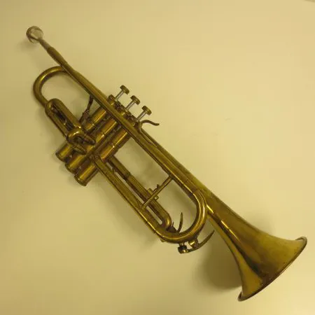 Viallinen trumpetti, W.F.J.D.P. Polmuz De Luxe, made in Poland, kova laukku