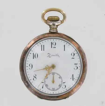 Hopeinen kihlakello Zenith Grand Prix Paris 1900, kaiverrettu, 2022985 3697, 800br, paino 35,2g Paino: 35,2 g
