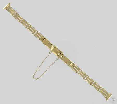 Viallinen kelloranneke, pituus 145mm, 585, paino 7,6g Paino: 7,6 g