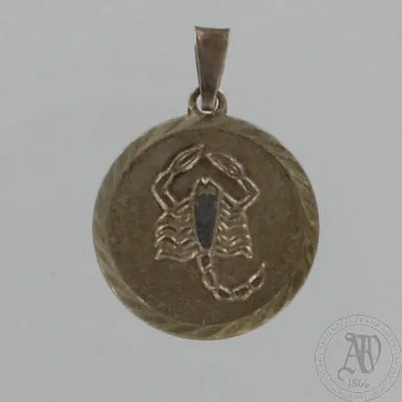 Horoskooppiriipus, korkeus 25mm, 925, paino 2,5g Paino: 2,5 g