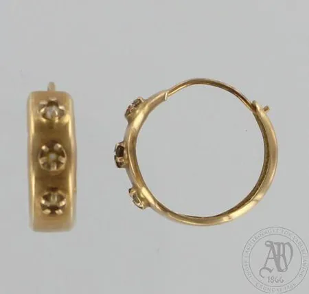 Kivikorvarenkaat, Ø 17mm, 585br, paino 1,6g Paino: 1,6 g