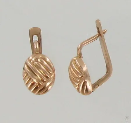 Korvakorut, korkeus 13mm, 585, paino 2,5g Paino: 2,5 g