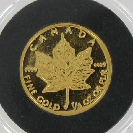 Kultaraha 10 Canadan Dollaria, vuodelta 2003, 999, paino 7,785g Paino: 7,7 g