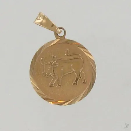 Horoskooppiriipus, 22mm, 585, paino 1,1g Paino: 1,1 g