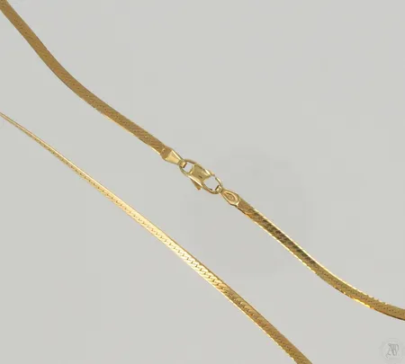 Kaulaketju, pituus 40cm, 585, paino 4,8g Paino: 4,8 g