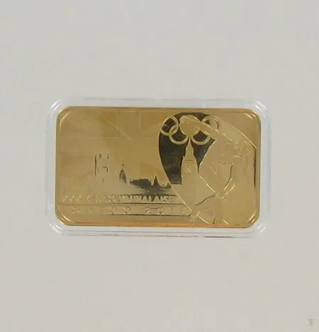 Keräilyharkko, Suomalaisen urheilun huippuhetket, XXX Kesäolympialaiset Lontoo 2012, pronssia, 24 karaatin kultaus