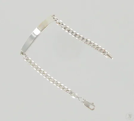 Laattaranneketju, pituus 190mm, 925, paino 13,2g Paino: 13,2 g