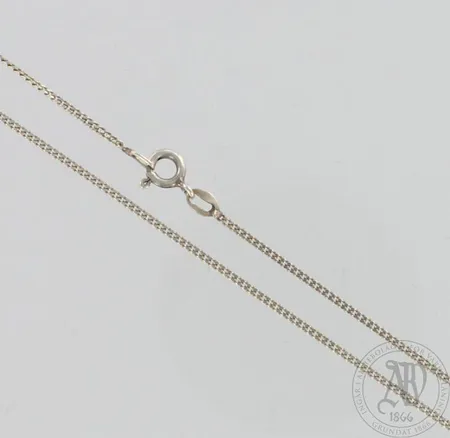 Panssarikaulaketju, pituus 45cm, 925, paino 2,4g Paino: 2,4 g