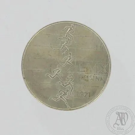 Juhlaraha, EMX Helsinki 1971, nimellisarvo 10mk, 500, paino 24,0g Paino: 24   g