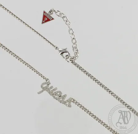 Guess Logo kaulakoru, pituus 47cm, metallia