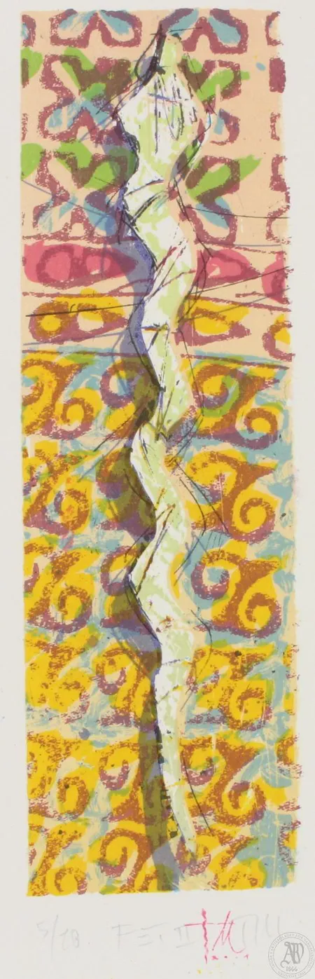 Etsaus, Tapani Mikkonen, signeeraus 4/18 FET II, koko 7,5x24cm. Tekijänoikeuslain mukainen jälleenmyyntikorvaus 5%, johon lisäämme voimassa olevan alv:n mikäli viimeineinen huutohinta ylittää 255,0 euroa.