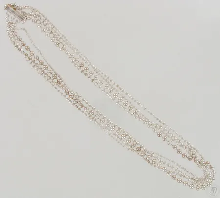 Kaulakoru, pituus 46cm, 925, paino 44,6g Paino: 58,1 g