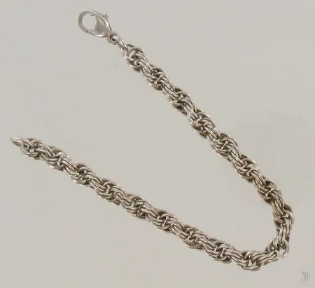 Ranneketju, pituus 175mm, 925, paino 13,5g Paino: 13,5 g