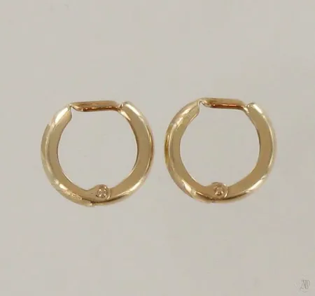 Korvakorut, Ø 12mm, 585, paino 1,0g Paino: 1   g