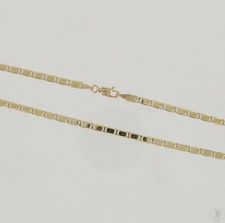 Kaulaketju, pituus 46,5cm, 585, paino 10,5g Paino: 10,5 g