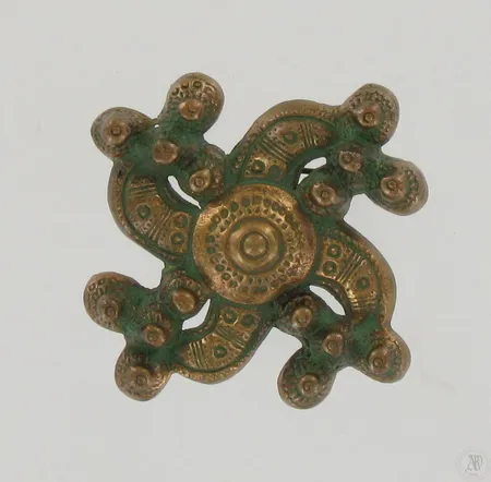 Rintakoru, 65x65mm, Kalevala Koru, pronssia