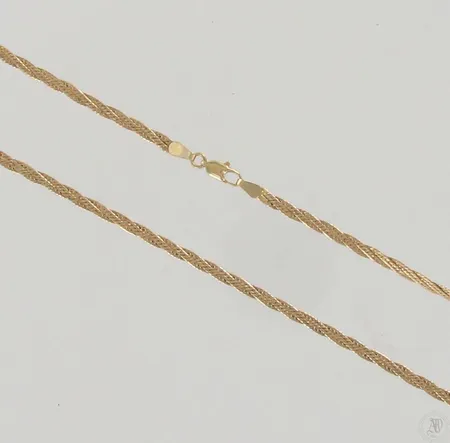 Kaulaketju, pituus 44cm, 585, paino 6,1g Paino: 6,1 g