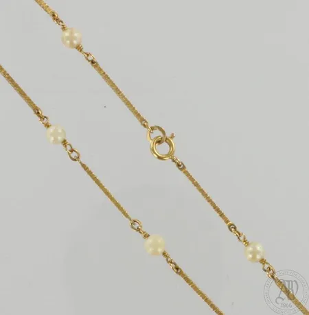 Helmikaulakoru, pituus 45cm, 585br, paino 9,5g Paino: 9,5 g