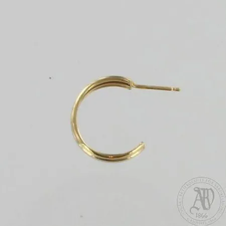 Korvarengas, lukko puuttuu, 585, paino 0,8g Paino: 0,8 g
