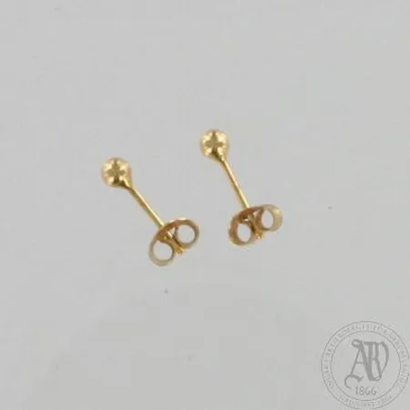 Korvanapit, Ø 3mm, 585, paino 0,4g Paino: 0,4 g