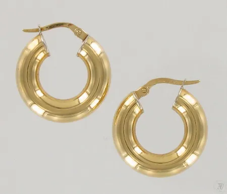 Korvarenkaat, Ø 20mm, leveys 5mm, 585, paino 2,9g Paino: 2,9 g