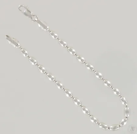 Oliivi-ranneketju, pituus 20cm, 925, paino 8,6g Paino: 8,6 g