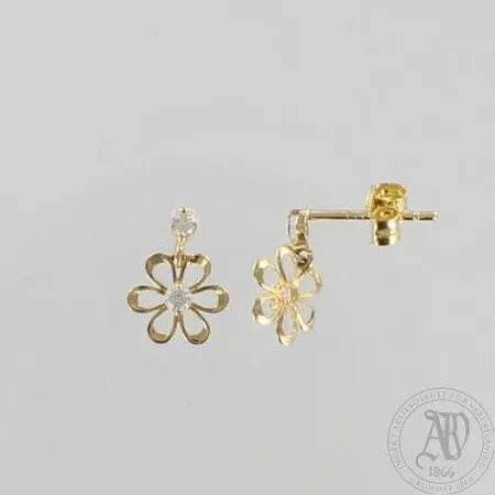 Kivikorvakorut, korkeus 10mm, 585br, paino 0,5g Paino: 0,5 g