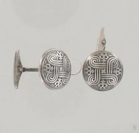 Kalvosinnapit, Kaunis Koru, Ø 18mm, vuodelta 1962, 916br, paino 9,7g Paino: 9,7 g