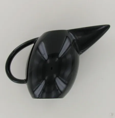 Kaadin, Arabia, Storybirds, Ollie, design Kati Tuominen-Niittylä, Arabia 1993-1998, korkeus 135mm, musta. Nouto ainoastaan myymälästä.