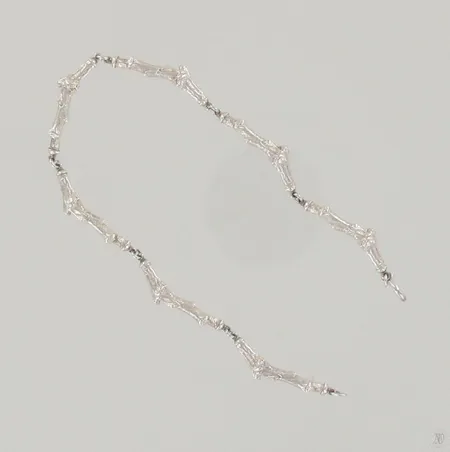 Rannekoru, pituus 205mm, 925, paino 12,1g Paino: 12,1 g