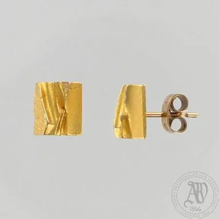 Korvakorut, design Björn Weckström, korkeus 8mm, 585, paino 2,6g Paino: 2,6 g