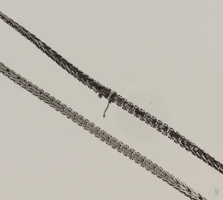 Kaulaketju, pituus 48cm, 925, paino 36,5g Paino: 36,5 g