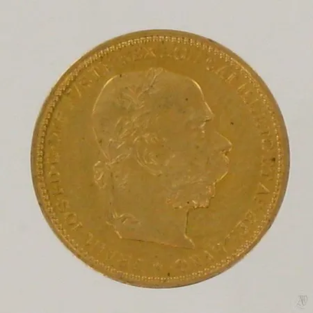 Kultaraha 20 coronaa, Itävälta, vuodelta 1894, 900, paino 6,7g Paino: 6,7 g