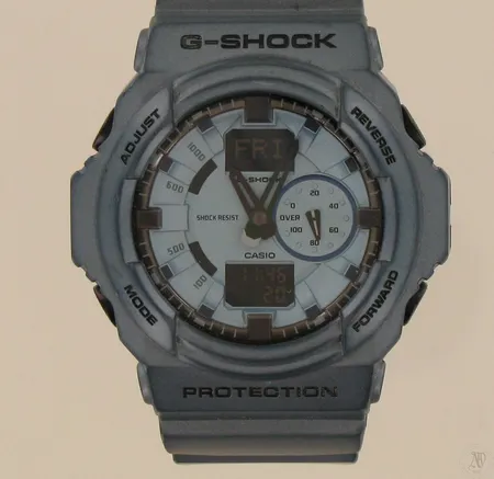 Rannekello G-Shock Protection quartz, Ø 48mm, käytön jälkiä.