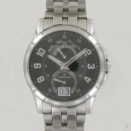 Teräsrannekello Candino quartz, Ø 42mm, rannekkeen pituus 190mm
