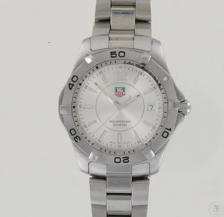 Teräsrannekello Tag Heuer Aquaracer 300 meters quartz, kaiverrettu, Ø 38mm, rannekkeen pituus 190mm