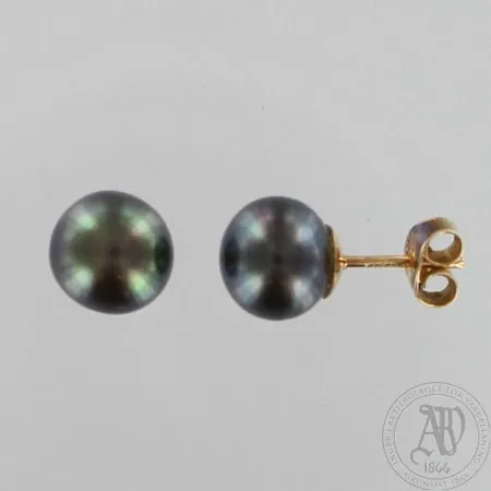 Helmikorvakorut, helmen Ø 8mm, 585br, paino 2,0g Paino: 2   g