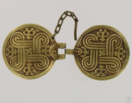 Vyönsoljet Kalevala Koru, leveys 110mm, käytön jälkiä, pronssia
