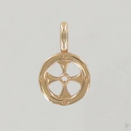 Riipus Kalevala Koru, Kirkkoristi, korkeus 16mm, 585, paino 1,5g Paino: 1,5 g